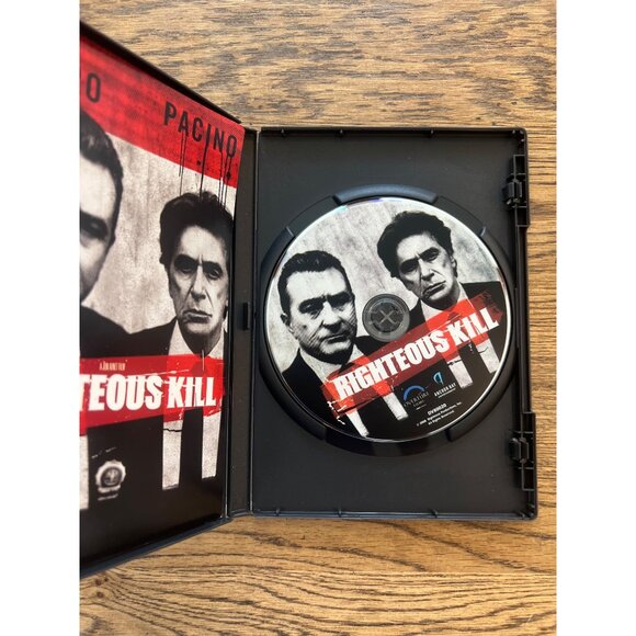 Righteous Kill 2008 DVD Crime Thriller Action Robert De Niro Al Pacino Pre-Owned - Picture 3 of 4